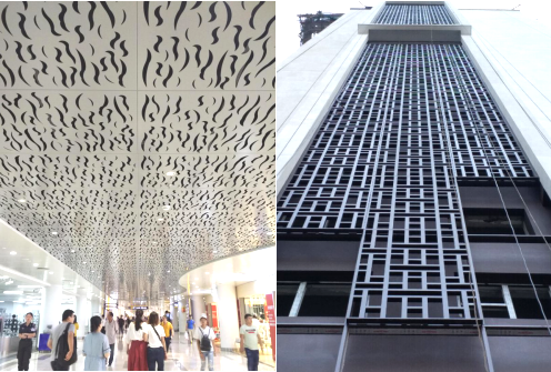 以雕花鏤空鋁單板重溫經典 正一建材詮釋現代建筑藝術輝煌